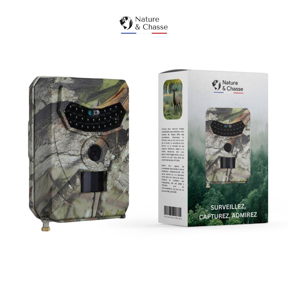 Caméra de chasse Vision Nocturne - Modèle Premium - Nature & Chasse®