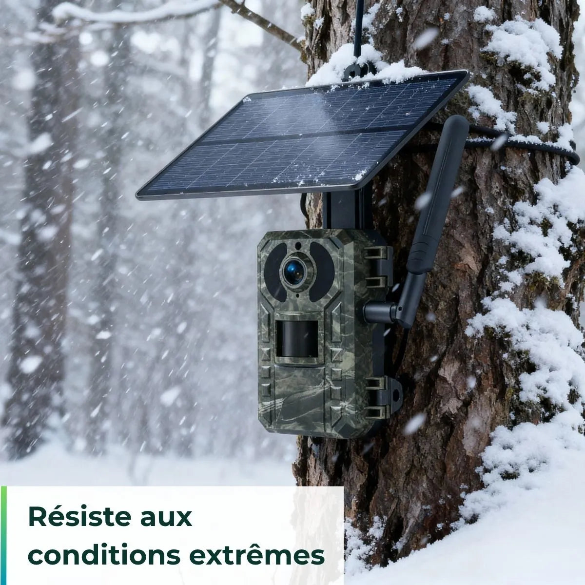 Caméra De Chasse Solaire 4G + Application Mobile
