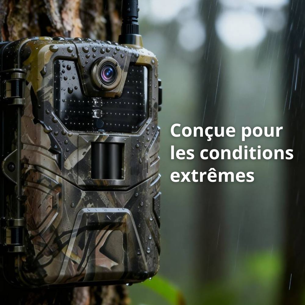 Caméra de Chasse Connectée 4K avec Alerte SMS/MMS - SecurChasse®