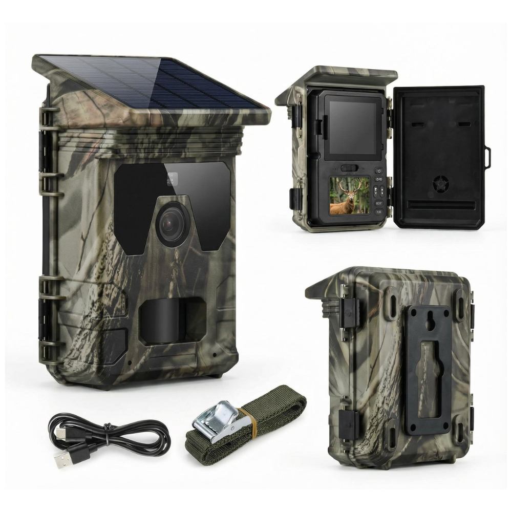 Caméra de chasse Solaire avec écran - SecurChasse®