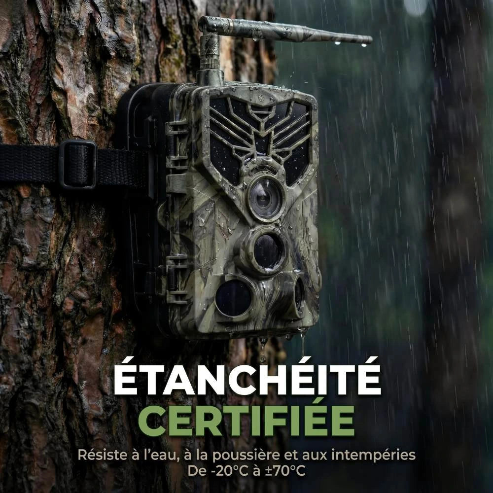 Caméra de Chasse Connectée avec Alerte SMS/MMS - SecurChasse®