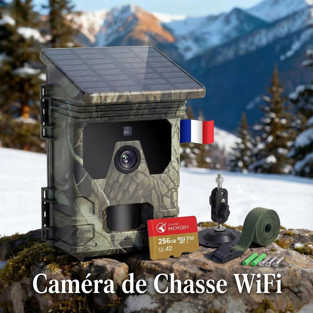 Caméra de chasse Solaire avec écran - SecurChasse®
