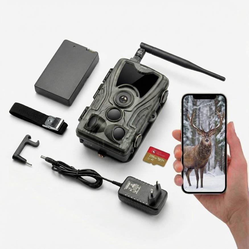 Caméra De Chasse 4G+ 4K Avec Écran - SecurChasse®