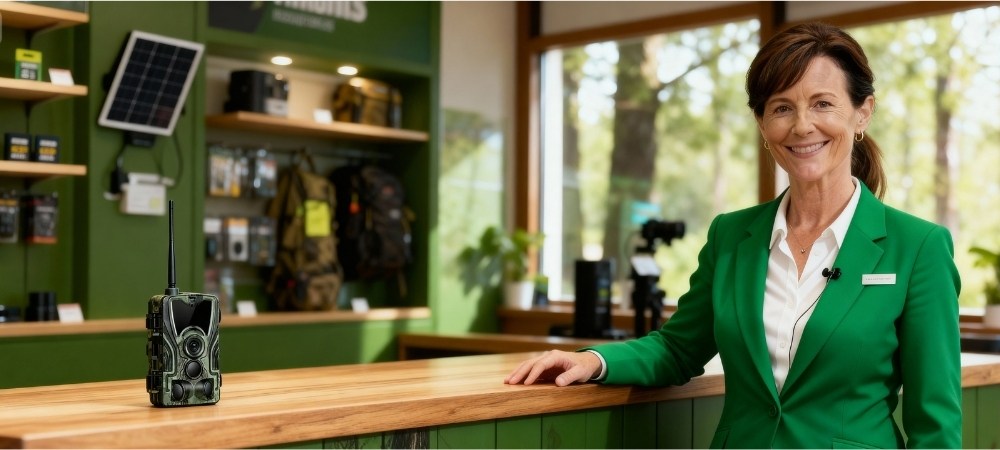 Installation d'une caméra de chasse 4G sur un arbre à l’aide d’une sangle