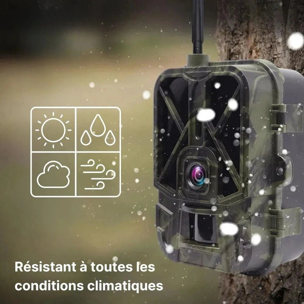 Caméra de Chasse 4G Connectée + Batterie Lithium - SecurChasse®