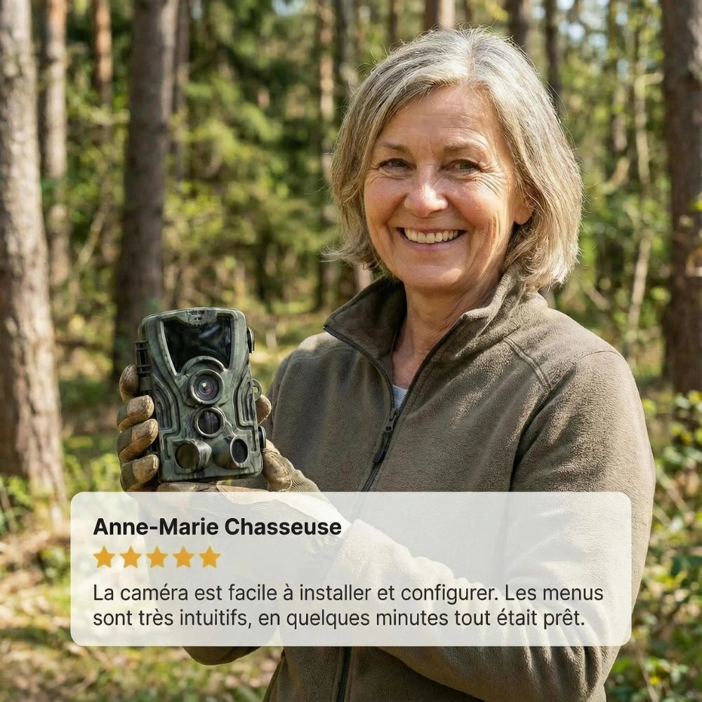 Piège Photographique avec écran - SecurChasse®