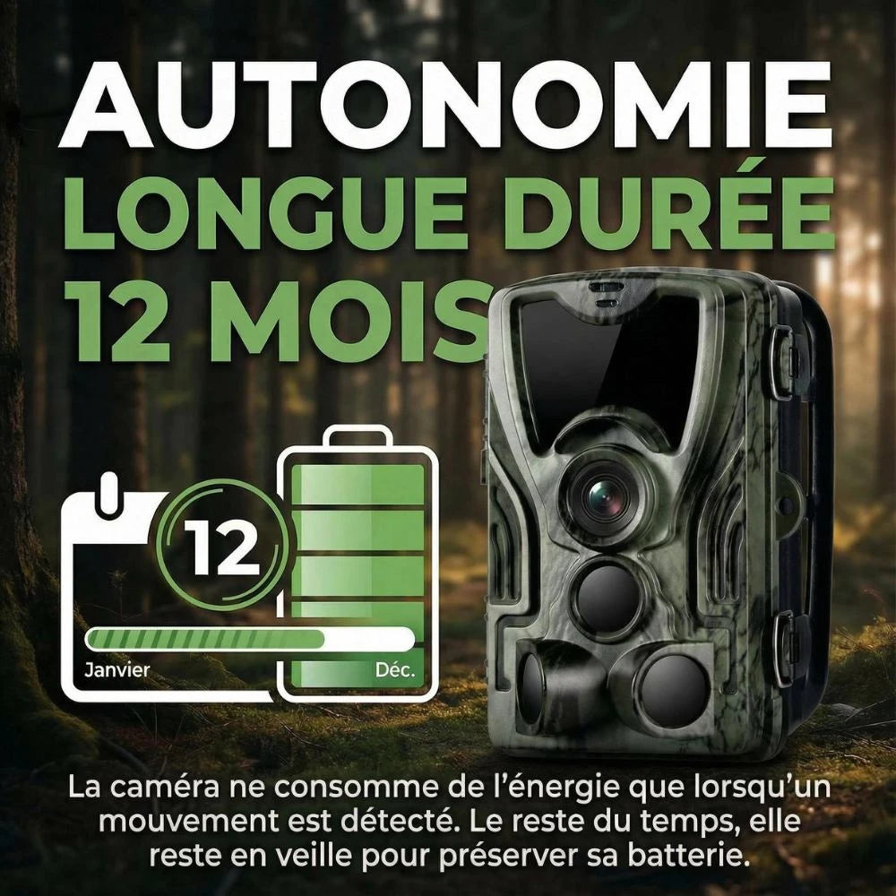 Piège Photographique avec écran - SecurChasse®