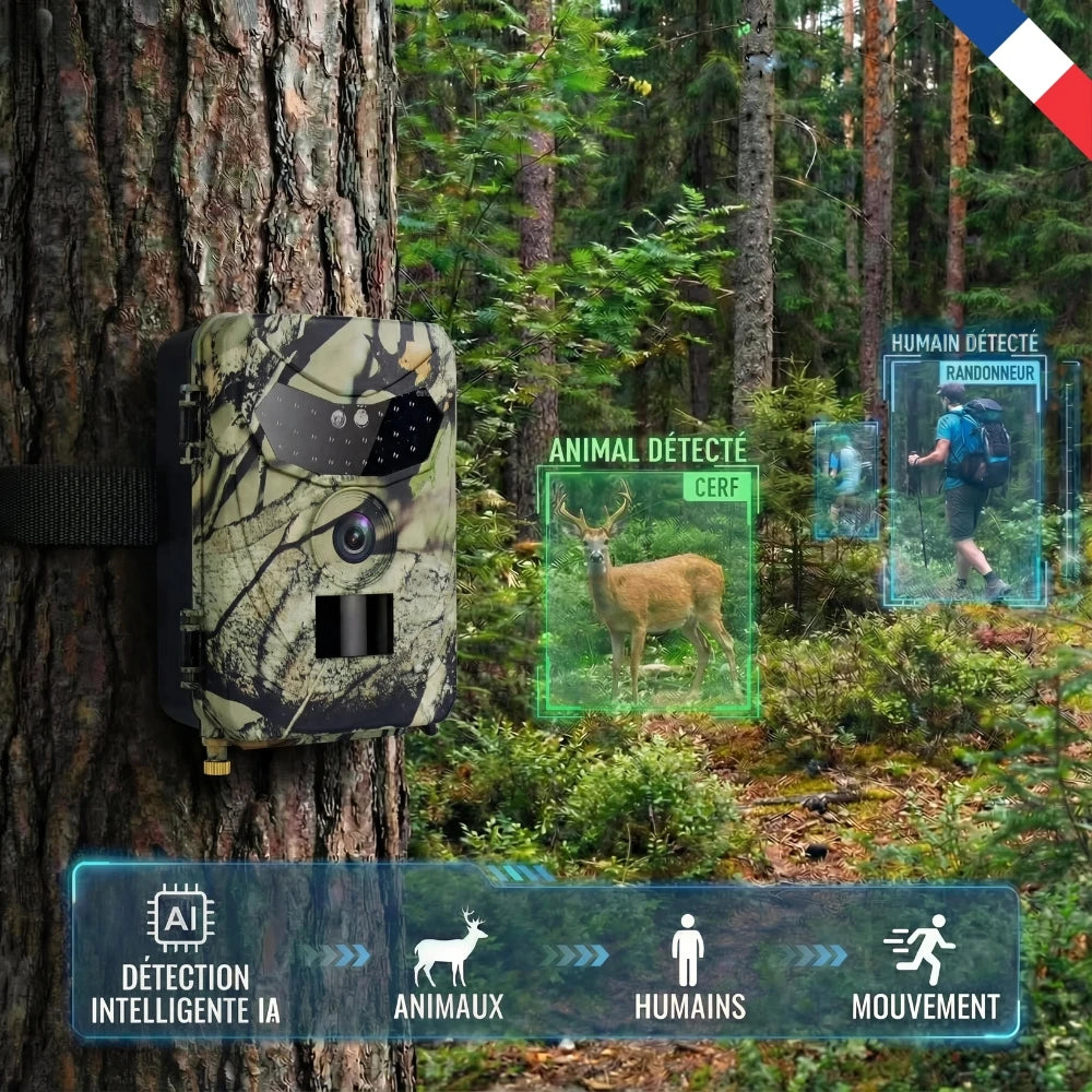 Caméra de chasse Vision Nocturne - Modèle Premium