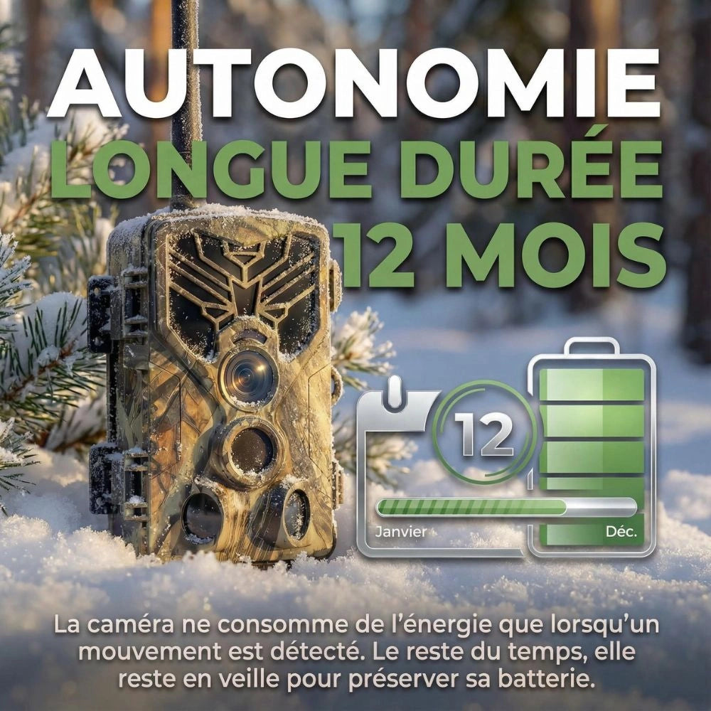 Caméra de Chasse Connectée avec Alerte SMS/MMS