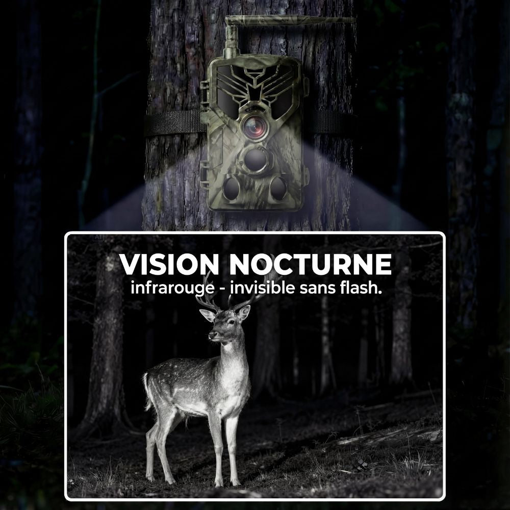 Caméra de Chasse Connectée avec Alerte SMS/MMS