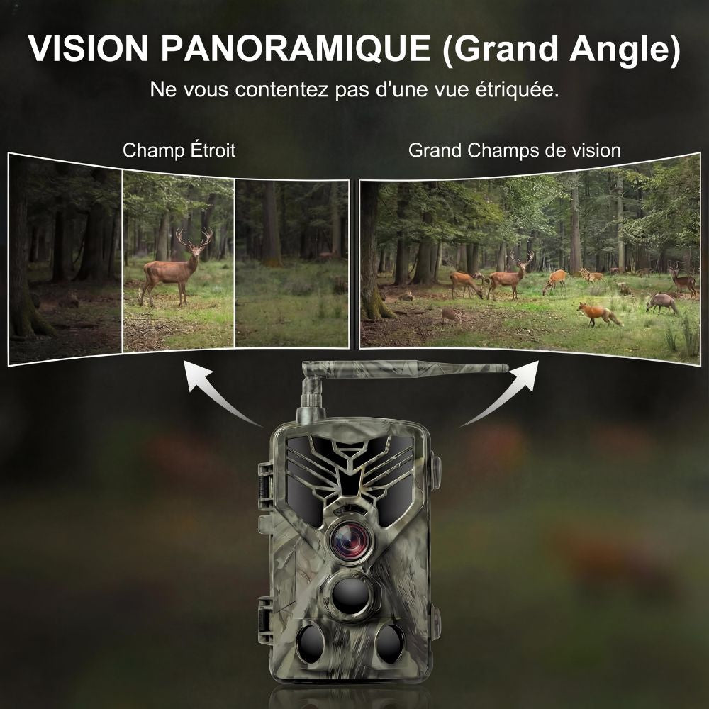 Caméra de Chasse Connectée avec Alerte SMS/MMS