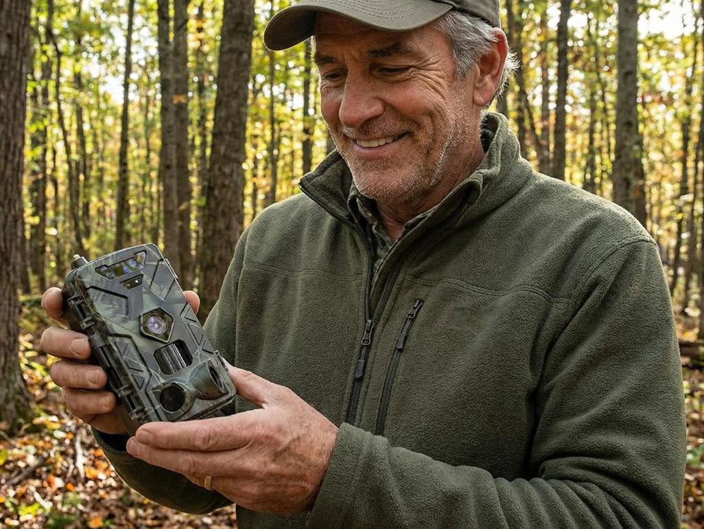 Caméra de chasse 4G avec panneau solaire et batteries lithium haute capacité pour une autonomie longue durée