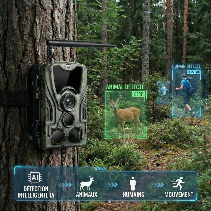 Caméra de Chasse 4G + Application Smartphone - SecurChasse®